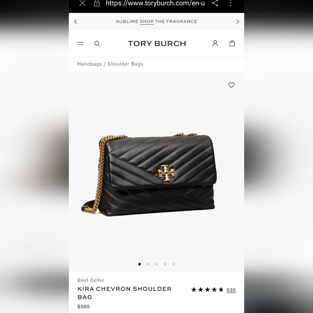 TORY BURCH KIRA CHEVRON SHOULDER BAG - Picture 3 of 14